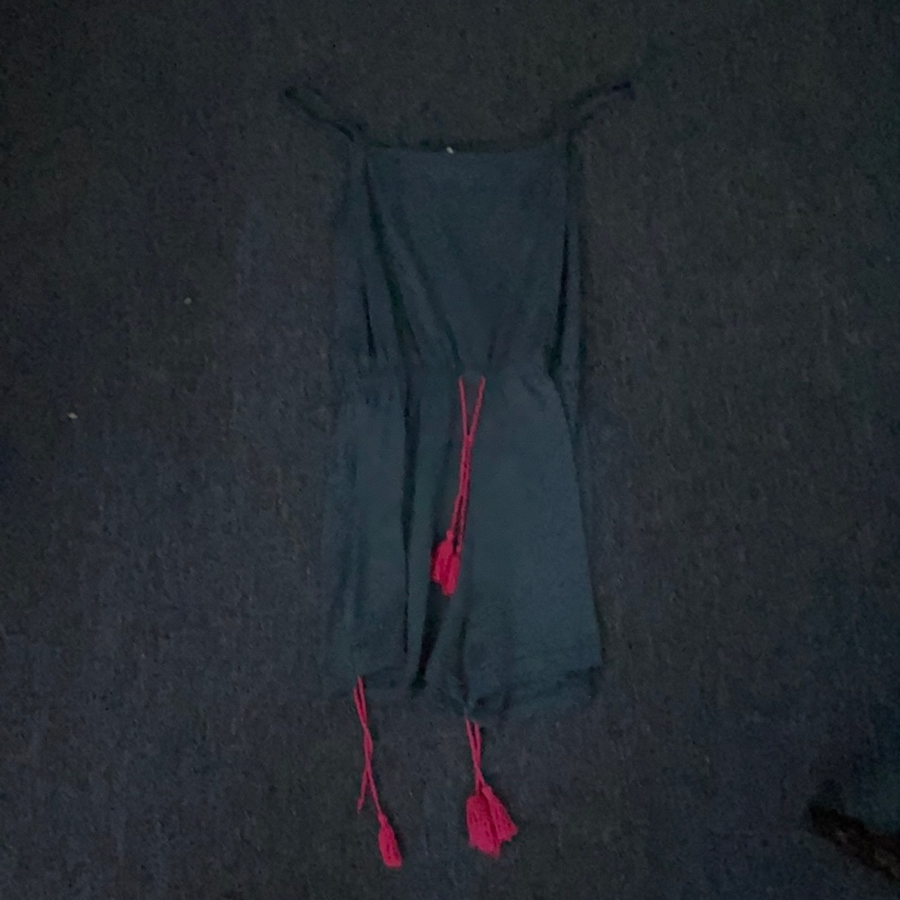 a gray romper tank top